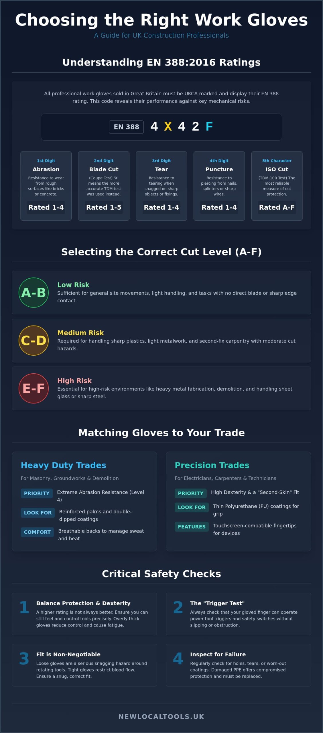 Best Work Gloves for Construction Sites UK: Professional Selection Guide 2026