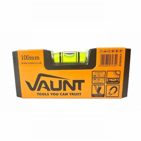 VAUNT V1424019 100mm Box Beam Magnetic Pocket Level
