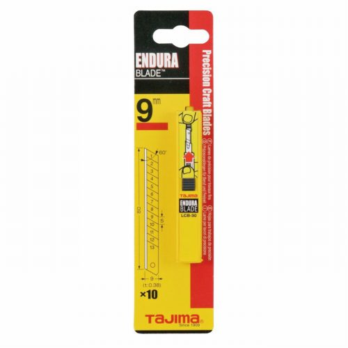 Tajima TALB30CD 9Mm Hard Endura Knife Blade Dispenser Yellow