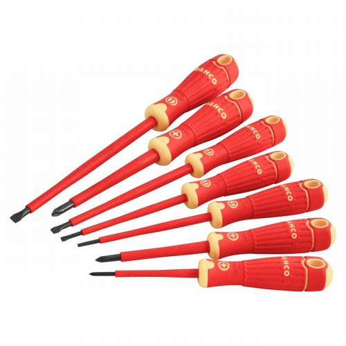 Bahco BAHCOFIT Insulated Screwdriver Set of 7 SL/PH