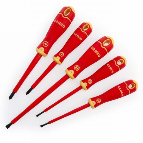 Bahco BAHB220015 Bahcofit Insulated SL/PZ Screwdriver Set – 5pc