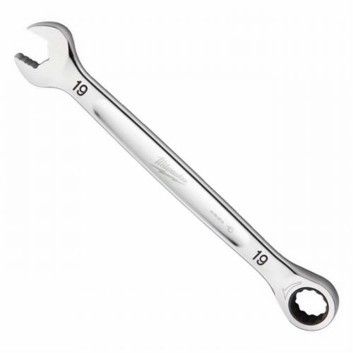 Milwaukee MAX BITE Ratcheting Metric Combination Spanner 19mm