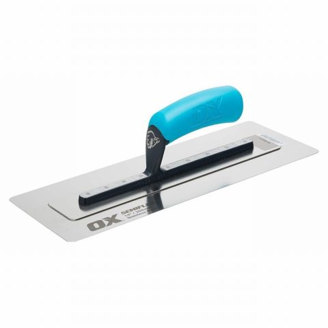 OX OX-P532514 14in Semi Flex Stainless Steel Finishing Trowel