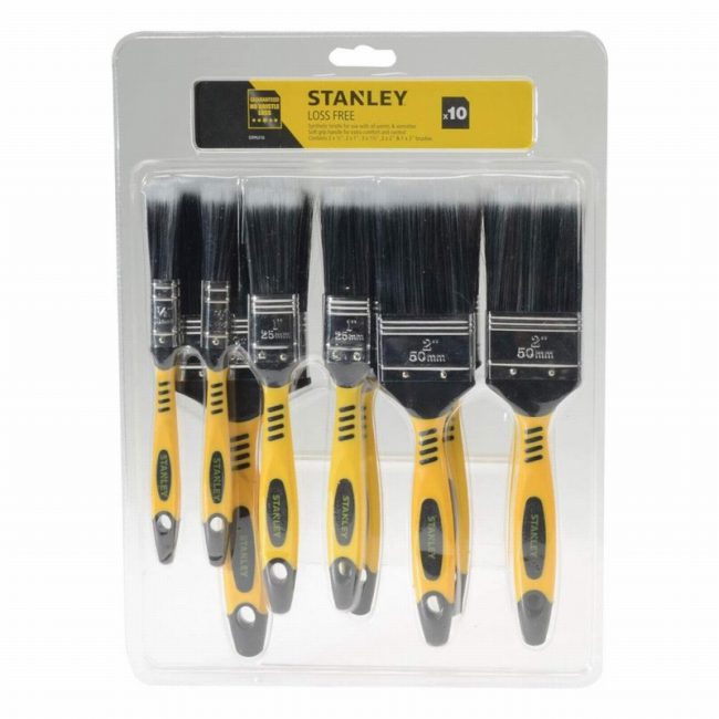 Stanley STASTPPLF10 Loss Free Synthetic Brush Set - 10 Piece - Image 2