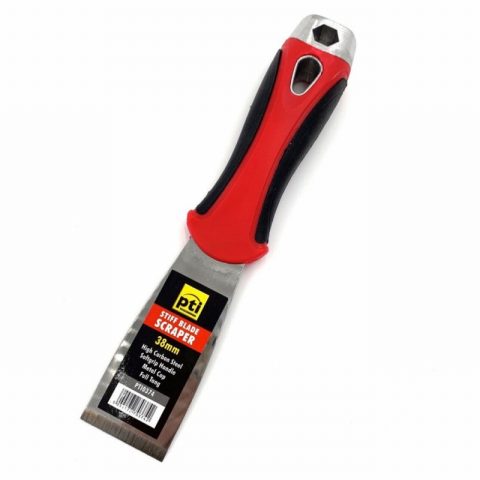 PTI PTI0374  38mm Stiff Blade Scraper with Softgrip Handle