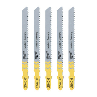 Milwaukee T101B Wood Clean & Splinter Jigsaw Blades Pack of 5