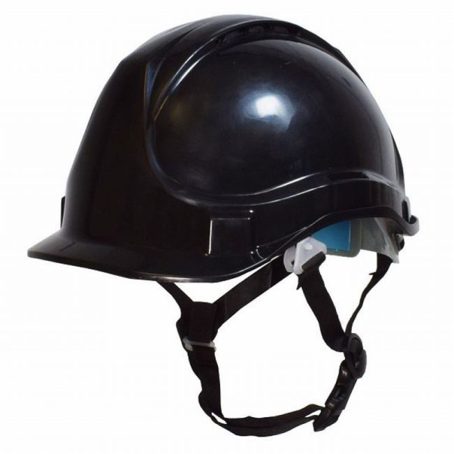 Scan SCAPPESHSPBK Short Peak Safety Helmet Hat Black