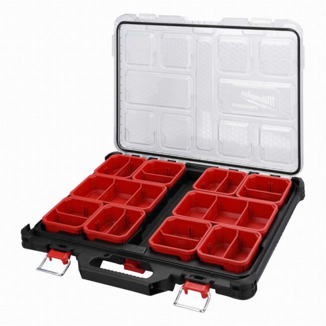 Milwaukee 4932471064 Packout Slim Organiser Case - Image 2