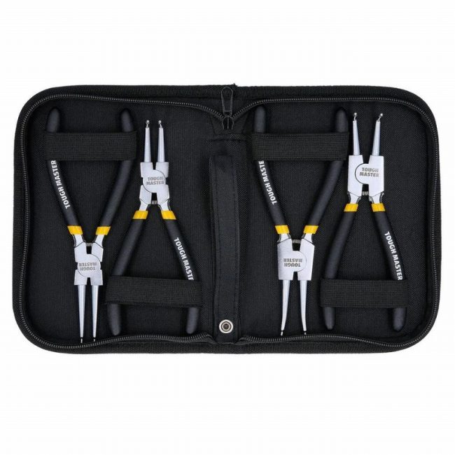 TOUGH MASTER® Circlip Plier Set Internal External Snap Ring Plie - Image 2