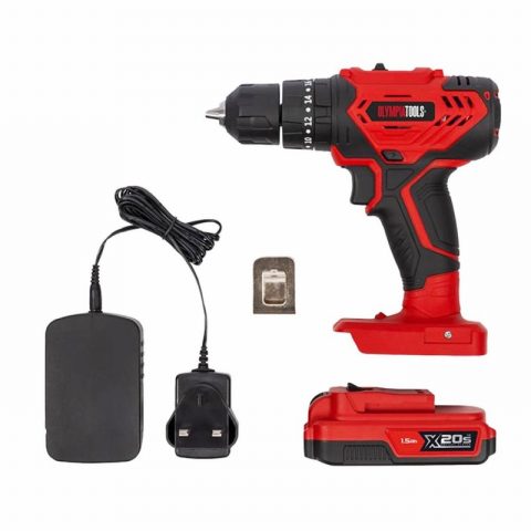 Olympia OLPX20SCD115 20V Combi Drill 1 x 1.5Ah Battery & Charger