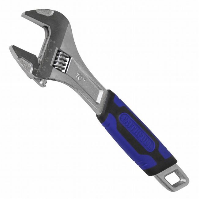 Faithfull FAIAS250C 250mm Contract Adjustable Spanner