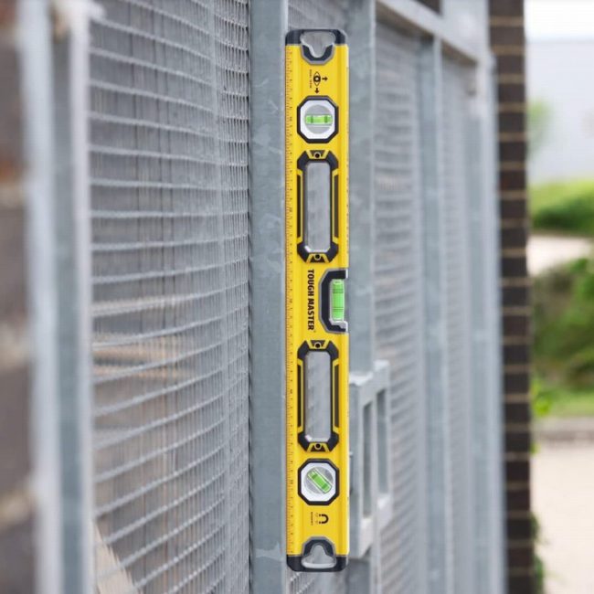 TOUGH MASTER TM-SL60V 600 mm 24” Magnetic Alloy Spirit Level - Image 4