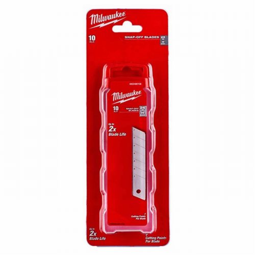 Milwaukee 4932480108 25mm Snap knives blades 10pk