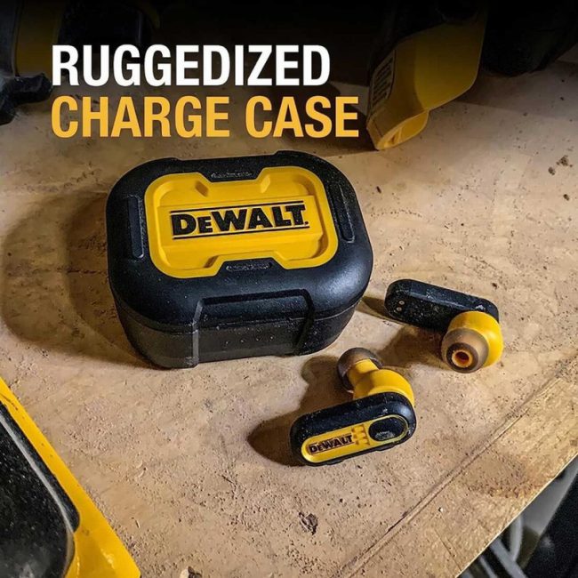 DeWalt 190-2092-DWE Pro-X1 Wireless Earbuds With Charging Case - Image 2