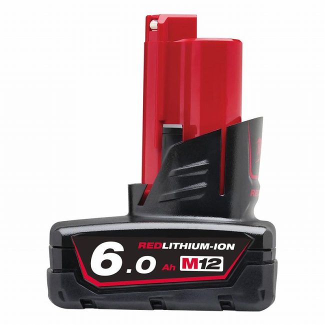 Milwaukee M12B6 6.0Ah 12V Redlithium-Ion Battery