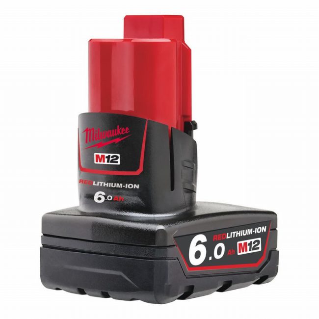 Milwaukee M12B6 6.0Ah 12V Redlithium-Ion Battery - Image 2