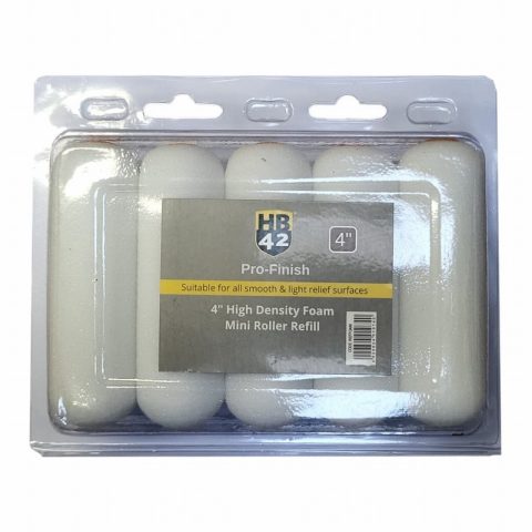 HB42 REFFOAM 4″ Pro-Finish  Rad Roller Refill – 10 piece