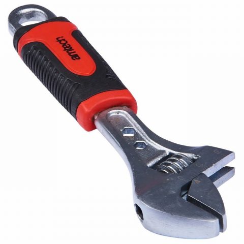 Amtech C1682 150mm 6″ Adjustable Wrench Injected Grip