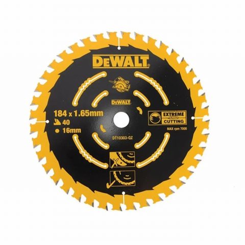 DeWalt DT10303 184x16mm x 40T Extreme Framing Circular Saw Blade