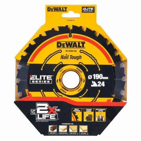 Dewalt DT10304QZ 190x30mmx24T Extreme Framing Circular Saw Blade