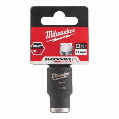 Milwaukee 4932478036 11mm 1/2” SHOCKWAVE Drive Impact Socket