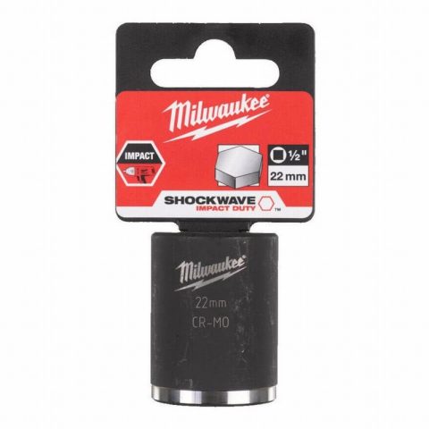 Milwaukee 4932478046 22mm 1/2” SHOCKWAVE Drive Impact Socket