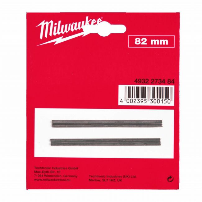 Milwaukee 4932273484 82mm TCT Reversible Planer Blades