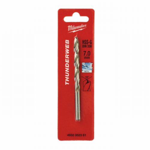 Milwaukee 4932352361 7.0x109mm HSS-G Thunderweb Metal Drill Bit