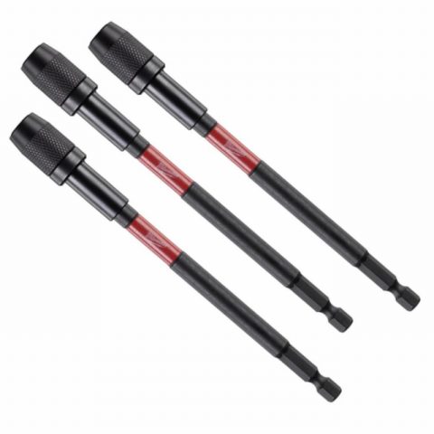 Milwaukee 4932472067 SHOCKWAVE 152mm Screw Locking Bit-Pack of 3