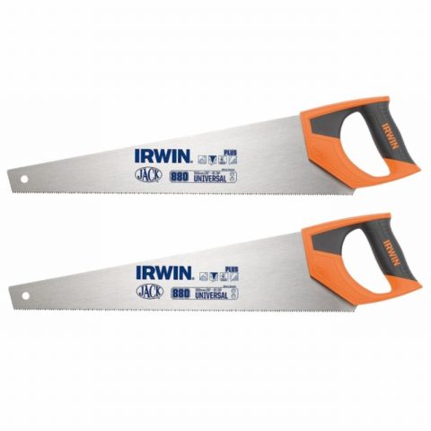 IRWIN Jack JAK880UN20 Universal Handsaw 20in 8 Teeth – Pack of 2