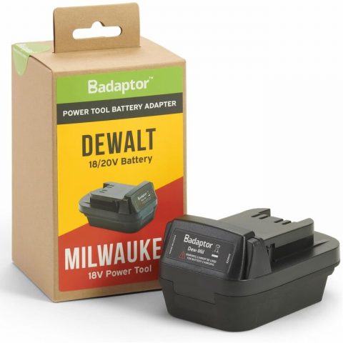 Badaptor DEWMILBX DeWalt to Milwaukee 18V Battery Adapter