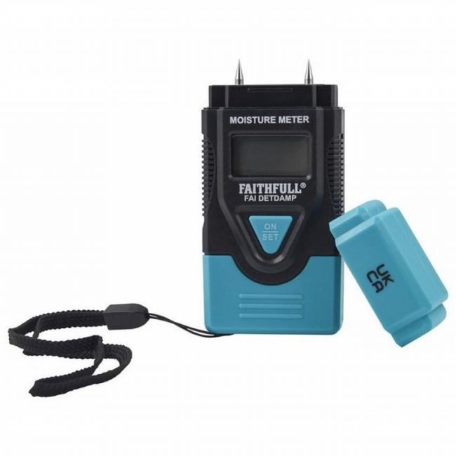 Faithfull FAIDETDAMP Damp & Moisture Meter LCD Display - Image 3