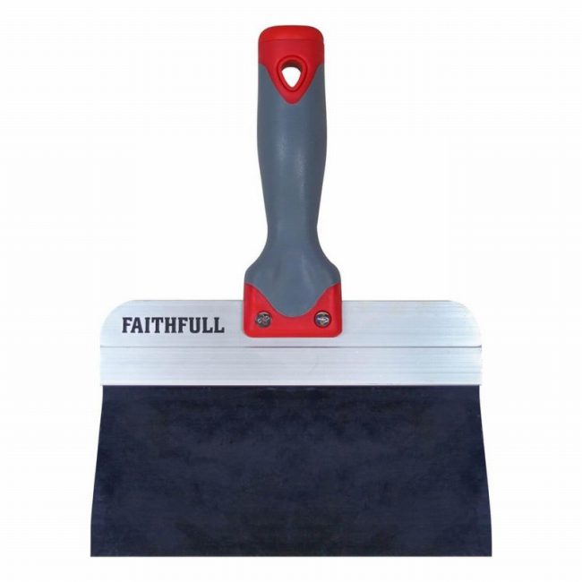 Faithfull FAIDWTAPE200 200mm 8" Drywall Taping Knife Blue Steel