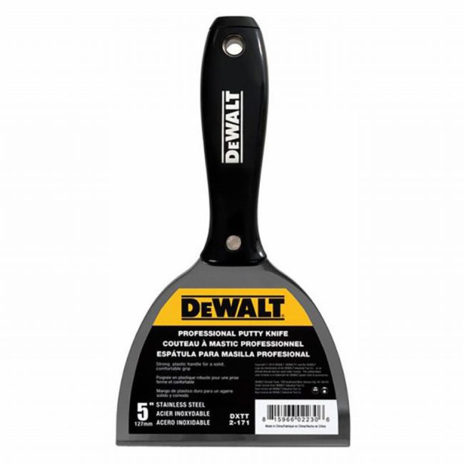 DeWalt DDW2171 127mm 5" Drywall Jointing/Filling Knife