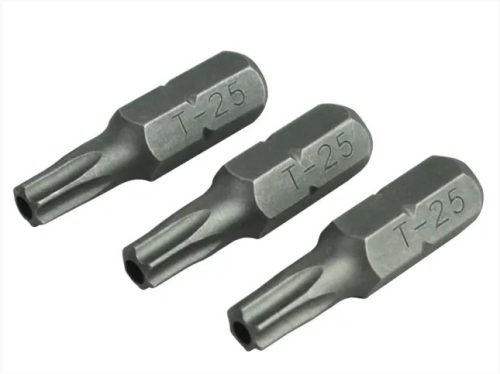 Faithful Security S2 Steel Screwdriver Bits T25S x 25mm (Pack 3)