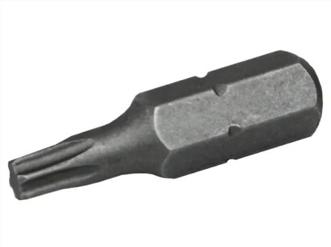 Faithfull FAISBT2525 S2 x 25mm Steel Security Bits TX25 – 3pc