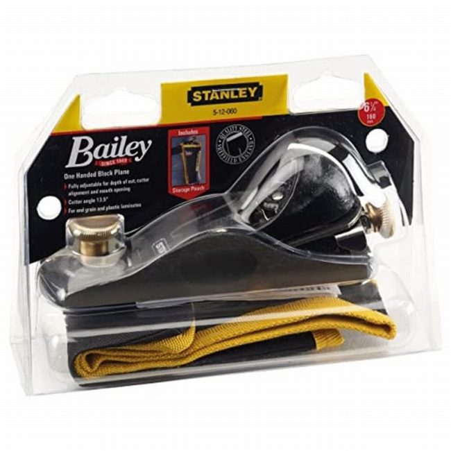 Stanley STA512060 No.60 1/2 Block Plane + Pouch - Image 4
