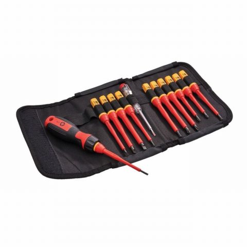 Faithfull FAISDVDES13W Quick Change VDE Screwdriver Set-13 Piece