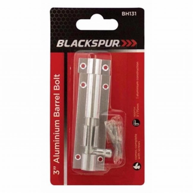 Blackspur BH131 barrell bolt 3-inch UP