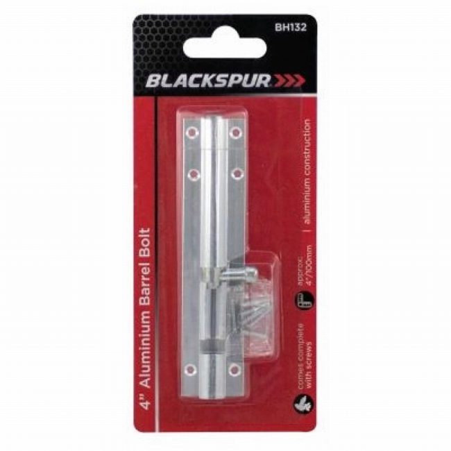 Blackspur BH132 barrell bolt 4-inch UP