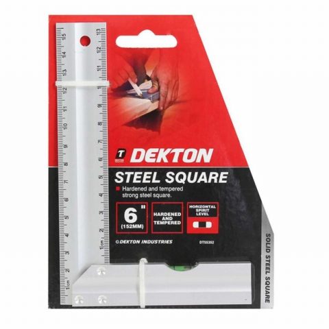 Dekton DT55352  150mm 6 in Precision Pro Aluminium Level Square