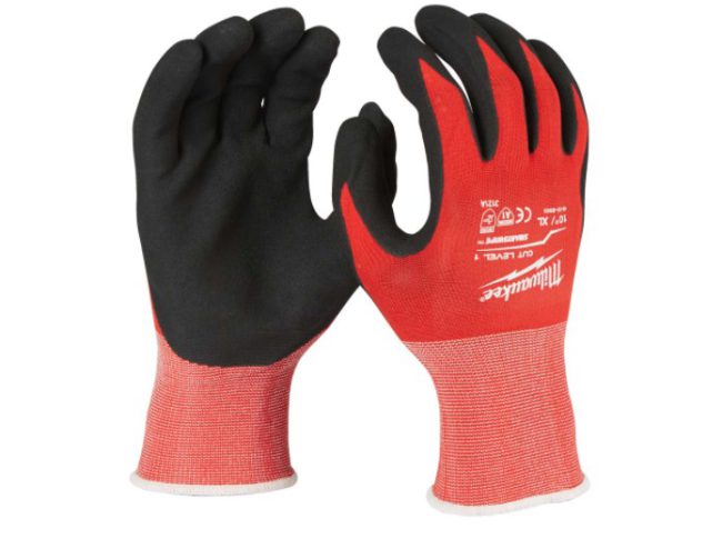 Milwaukee 4932471418 Cut Level 1 Dipped Gloves Size10