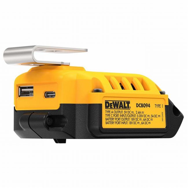 Dewalt DCB094 240V USB 18V Power Delivery Charging Kit - Image 6