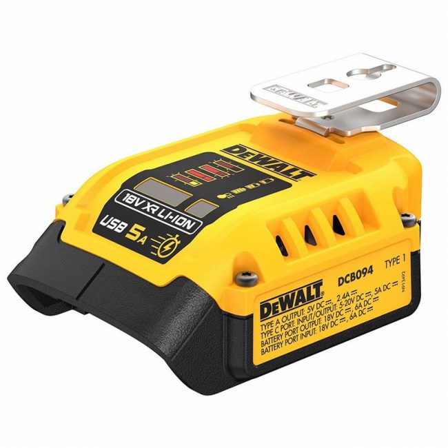 Dewalt DCB094 240V USB 18V Power Delivery Charging Kit - Image 4