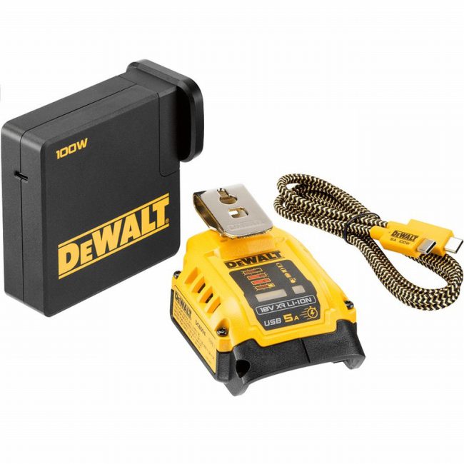 Dewalt DCB094 240V USB 18V Power Delivery Charging Kit