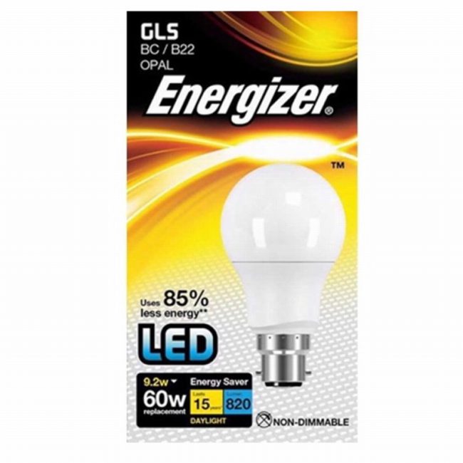 Energizer LED GLS9.2W D/L B22 Bulb