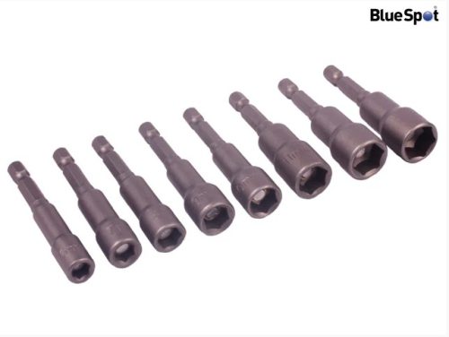 BlueSpot Magnetic 1/4in Nut Driver Set (8 Piece)