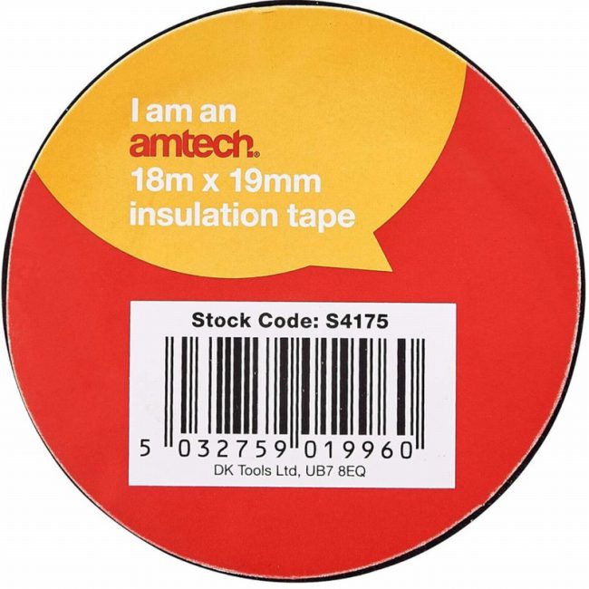 Amtech S4175  18m x 19mm Insulation Tape