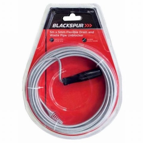 Blackspur 5m Flixible Drain&Waste Pipe Unbloc