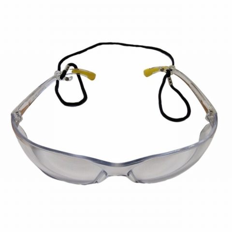 PTI 0202  Safety Glasses with Lanyard – Clear